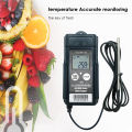 Bluetooth USB Temperature Data Logger with External Temperature Probe Cryogenic Data Recorder PDF CSV Report for Cold Chain.