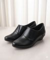 Whomen Official Mid Weg  Heel Closed Shoes For Black Color. 