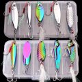 5pcs/lot Wobbler lures 3g/10g/15g Metal Vib Fishing Lure set Sinking Hard Metal VIB Sea Fishing Lures Artificial Pesca Bait.
