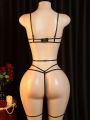 Women Lace Bodysuit Floral Backless Teddy Lingerie Sheer Mesh Hollow Out Strappy One Piece Nightwear.