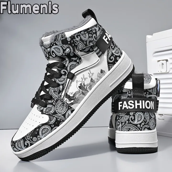 Men's%20High%20Top%20Winter%20Sports%20Shoes,%20Fashionable%20Men's%20Designer%20Sports%20Shoes,%20Anti%20Slip%20Cotton%20Wool%20Warm%20Shoes%20-%20Image%205