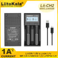 LiitoKala Lii-CH2 Rechargeable Battery Smart Charger For 1.5V AA AAA Li-ion 3.2V 3.7V 18650 21700 26650 26700 14500 16340. 