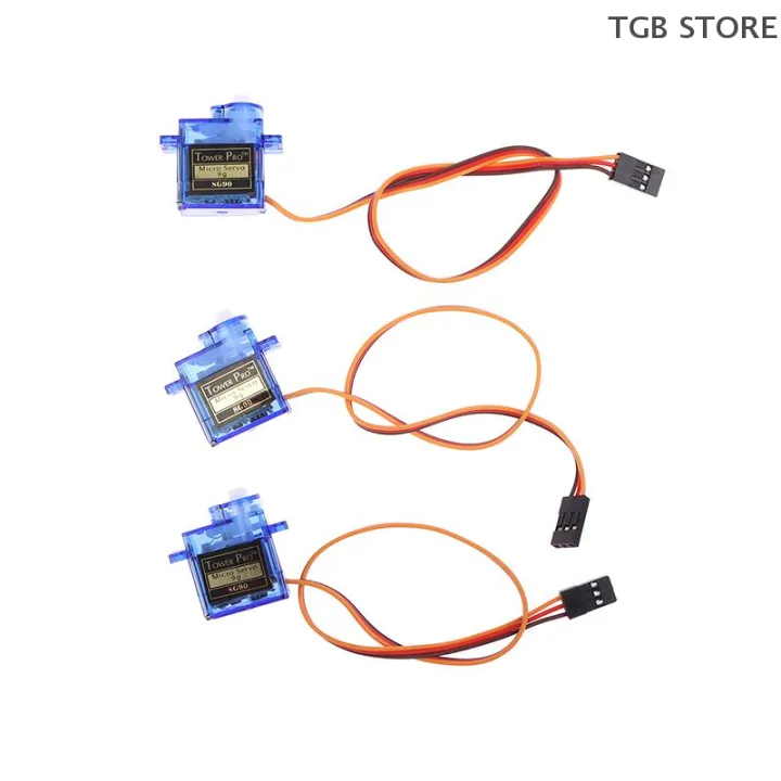 1/3Pcs%205V%20180%C2%B0/360%C2%B0%20Digital%20Servo%20RC%20Car%20Robot%20Arm%20Arduino%20Starter%20DIY%20Project%20SG90%209G%20Micro%20Servo%20Motor%20-%20Image%202