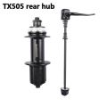 Shimano TX 505 Front and Rear Hub with Center Lock Disc RT30 160mm. 