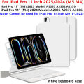 HUWEI Pogo Pin Magic Keyboard for IPad Pro M5 11 13 Inch 12.9 M2 M3 2025 Smart Case Keyboard Cover for iPad Air 7 M3 11 13"Funda.