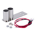 1Pcs Stainless Steel Simulation Exhaust Pipe with LED for 1/10 RC Drift Car HSP I Sakura Tamiya Upgrade Parts. 