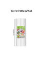Single roll length 500cm, textured roll bag, vacuum compression bag, plastic preservation bag, food vacuum packaging roll bag. 