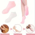 1 Pair Silicone Moisturizing Socks Exfoliating Gel Heel Socks Callus Cracked Dead Skin Remove Protector Pain Relief Foot Care. 