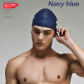 Summer Water Man Swimming Caps Silicone Boys New Blue Bathing Cap Male Adult Professional Waterproof Ear Sale.