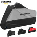 Motorcycle Rain Cover All Season Waterproof Dustproof UV Protective Outdoor Indoor For Snowmobile Scooter 190T Protect Covers. 