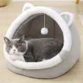 Cute Cat Bed for Indoor Small and Large Cats Dog Tent Soft Pet Kitten House Cozy Puppy Cushion. 
