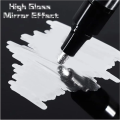 1/2pcs Mirror Marker Pen DIY Reflective Paint Pens Mirror Markers Chrome Gold/Silver Marker Signature Car Styling Art Craftwork.