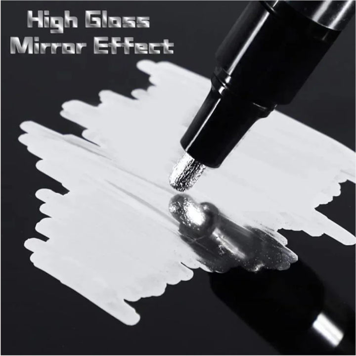1/2pcs%20Mirror%20Marker%20Pen%20DIY%20Reflective%20Paint%20Pens%20Mirror%20Markers%20Chrome%20Gold/Silver%20Marker%20Signature%20Car%20Styling%20Art%20Craftwork%20-%20Image%202