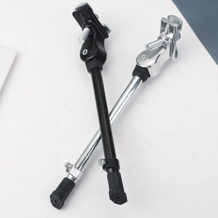 Bike%20Kick%20Stand%20Cycle%20Adjustable%20Alloy%20Foot%20Heavy%20Duty%20Prop%20Bicycle%20Mountains%20Sports%20Black%20Silver%20-%20Image%204