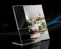 Customize Desktop QR code stand brochure stand Leaflet display stand for desktop 8"x6" Menu display. 