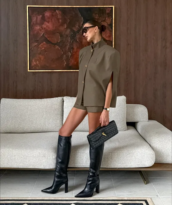 2026%20Lady%20Daily%20Spring%20Autumn%20Outfits%20New%20Casual%20Wide%20Leg%20Short%20Pants%20Set%20Women%20Chic%20Solid%20Single%20Breasted%20Stand%20Collar%20Top%20Suit%20-%20Image%205