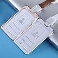 Premium China Metal ID Card Holder | Office Name Tag Holder | Stylish Badge Cover for Staff & Students 1 pis.