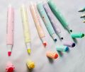 Multicolor Reward Stamps / Cute Creative Stamp Highlighter Pen & Double-Headed.... 