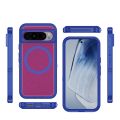 Matte Magnetic Phone Case for Google Pixel 9 Pro 8 Pro 8A PC Frame +TPU Back Cover Double Layer Toughness Protection Armor Cases.
