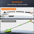 Car Wash Brush Car Cleaning Brush Telescoping Long Handle Mop Soft Hair Chenille Broom Universal Window Wash Auto Accessories.