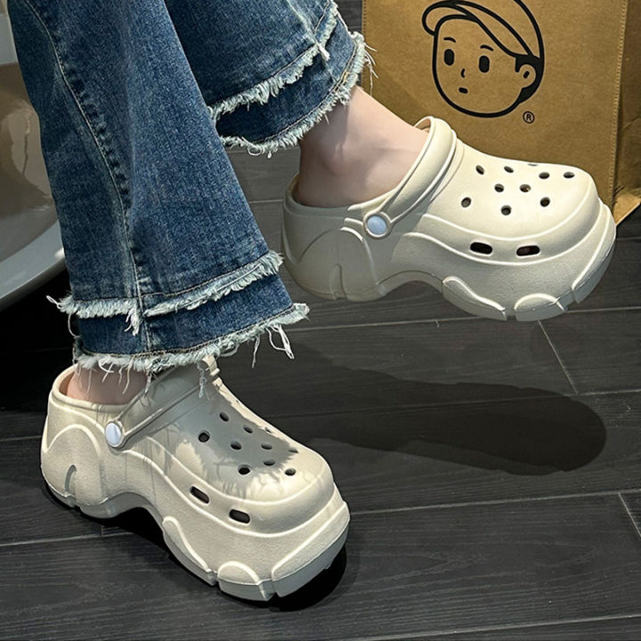 Chunky%20Platform%20Clogs%20Sandals%20Women%20Summer%20Soft%20Thick%20Bottom%20Beach%20Garden%20Shoes%20Woman%20Slide%20Non%20Slip%20EVA%20Wedge%20Slippers%20-%20Image%204