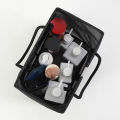 Portable Mesh Toiletry Bag Handle Quick Drying Large Capacity Bathroom Shower Travel Makeup Tote Handbag Organizer Basket. 