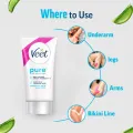 Veet 30gm X 2 Sensitive Skin Hair Removal Cream for Body & Legs, Freshest Smell with Aloe Vera Extract Leaves Skin Feeling Smooth, Moisturized & Visibly Glowing, Dermatologically Tested.