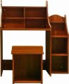Wooden Study Table with sitting stool, workstation, Student Table, Study table (Coustmized). 