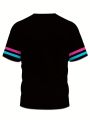 2025 New Men MIAMI NO.3 Print Casual Short Sleeve T-Shirt Shorts Set Adult Basketball Jersey Jogging Suit 2 Piece Set Clothes. 