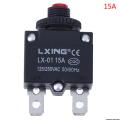 3-8A 10/15/20/30A Circuit Breaker Overload Protector Switch Fuse Thermal Switch Current Overload Protector Push Button Switch. 