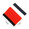 1Pc Plastic Squeegee with Felt Edge Car Vinyl Wrap Scraper Felt Squeegee Wrapping Tool Decal Applicator Wallpaper Smoothing Tool.