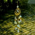 1pc Star Moon Wind Chime Pendant Cross Border Exclusive Crafts Garden Decoration Pendant Sun Catcher.