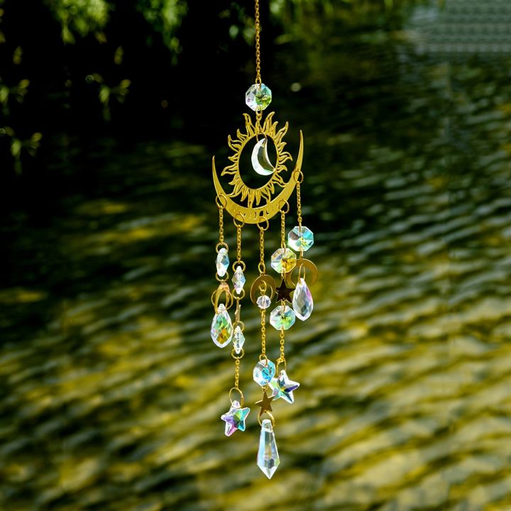 1pc%20Star%20Moon%20Wind%20Chime%20Pendant%20Cross%20Border%20Exclusive%20Crafts%20Garden%20Decoration%20Pendant%20Sun%20Catcher%20-%20Image%204