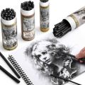 Maries Charcoal Strip Cotton Willow Carbon Rod Art Special Soft Charcoal Sketch Pencil Supplies For Practice. 