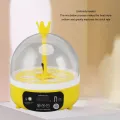 Mini Egg Incubator for Home Automatic Temperature Humidity Control 4 Eggs Candler Poultry Hatching Machine for Chickens Ducks Pi. 