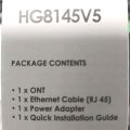 High Performance HUAWEI EchoLife EG8145V5 GPON Dual Band Wifi Router Device with 2 Ampere Adapter, Wifi 6 Technology. 