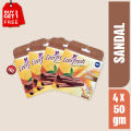Ever Fresh (Buy 3 Get 1 FREE) Bathroom Air Freshener Block | Sandal | 50 gm each. 