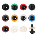 50PCS 8-20mm Black Plastic Safety Eyes For Toys Amigurumi Diy Kit Crafts TeddyBear Toy Eye For Doll Decoration Accessories. 