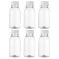 6pcs Milk Bottles Small Juice Leakproof Milk Portable Beverage Water Sealing Juice Ginger shot. 