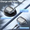 for Samsung Galaxy Buds 3 Pro & Buds 3 Case Cover Soft Silicone Protective Case Accessories with Carabiner for Men Women (Clear).