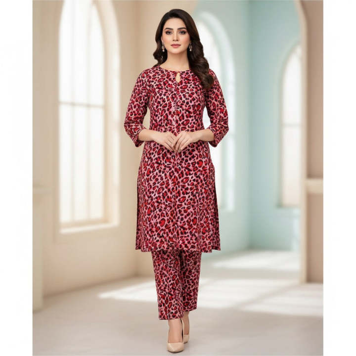 cheetah%20print%20polo%20cotton%20girls%20dresses%203%20beautiful%20color%20most%20trending%20recommended%20-%20Image%203