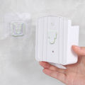 Universal White Air Conditioner Remote Control Mobile Phone Plug Holder Wall Mounted Box Storage For Air Conditioner TV. 