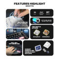 FANTECH MAXFIT8 MK921 - QMK WIRELESS MACHANICAL KEYBOARD WHITE. 