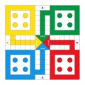 ludo game board. 