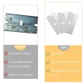 Decals Window Glass Razor Scraper Blades 20Pcs Plastic Scraper Replacement for Car Sticker Remover Clean Scraper Glue Remover. 