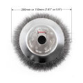 150/200mm Grass Trimmer Head Thin Steel Wire Brush Cutter Dust Removal Weeding Plate for Lawn mower 6"/8" Bowl Wheel Garden Part.