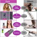 LUX Salon Multi-Directional USB Wireless LCD Automatic Ceramic Hair Curler Iron. 