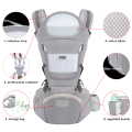 Ergonomic Baby Carrier Backpack Infant Baby Hipseat Carrier Front Facing Ergonomic Kangaroo Baby Wrap Sling Travel Backpack.