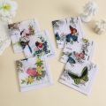 6 Pack of Women's Handkerchiefs, Classic Animal Handkerchiefs, Pure Cotton Handkerchiefs, Wedding Bride and Groom Souvenirs, Flap Pocket Pants Scarf, Placemat.