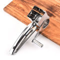 Hand-cranked Cheese Grater Multi-functional Vegetable Chocolate Carrot Stainless Steel Rotary Ginger Slicer. 